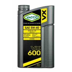HUILE MOTEUR YACCO VX600 5W40