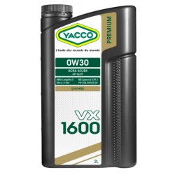 HUILE MOTEUR YACCO VX 1600 0W30