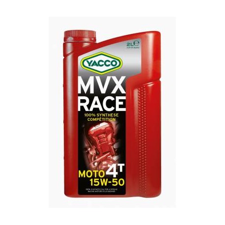 HUILE MOTEUR YACCO MVX RACE 4T 15W50