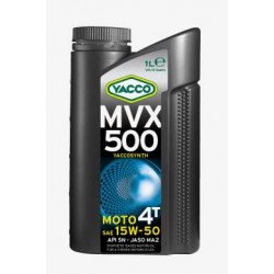 HUILE MOTEUR YACCO MVX 500 4T 15W50