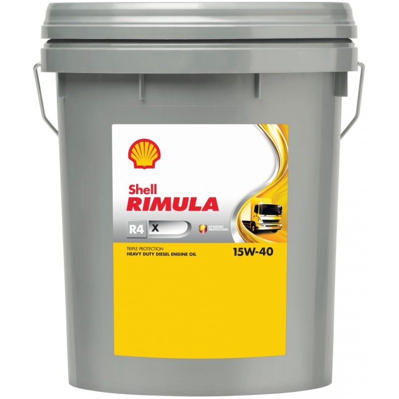 SHELL Etiquettes de service vidange d'huile Rimula